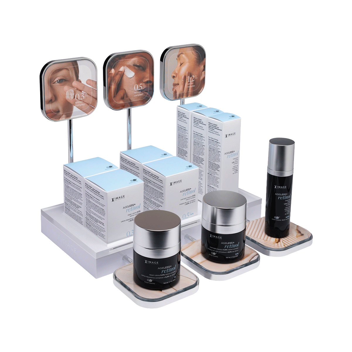 I DISPLAY product tester display