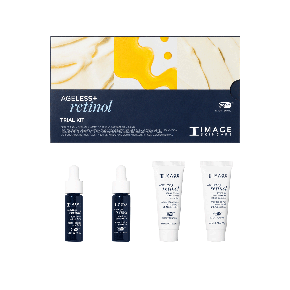 AGELESS+ retinol trial kit
